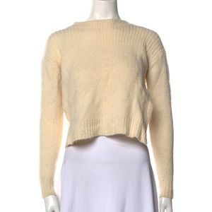 Étoile Isabel Marant Wool Sweater Cream Neutrals Long Sleeve SZ M